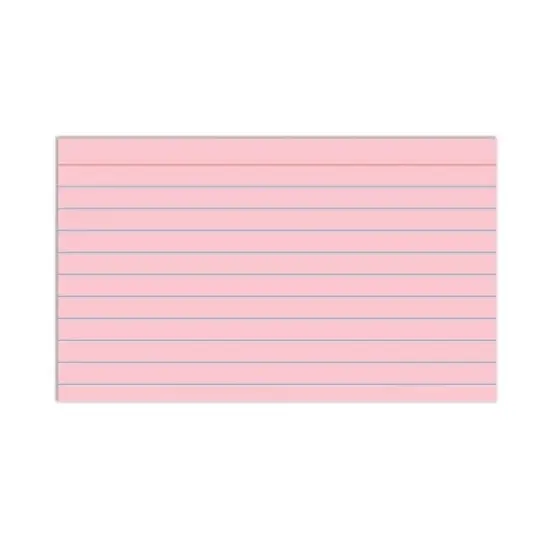 C-Line&reg; Index Cards, 3" x 5", Assorted Colors, Ruled, 100 Per Pack, 10 Packs image {6}