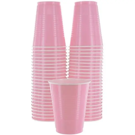 SparkSettings Disposable Plastic Cups 18oz, 50 Pack image {13}