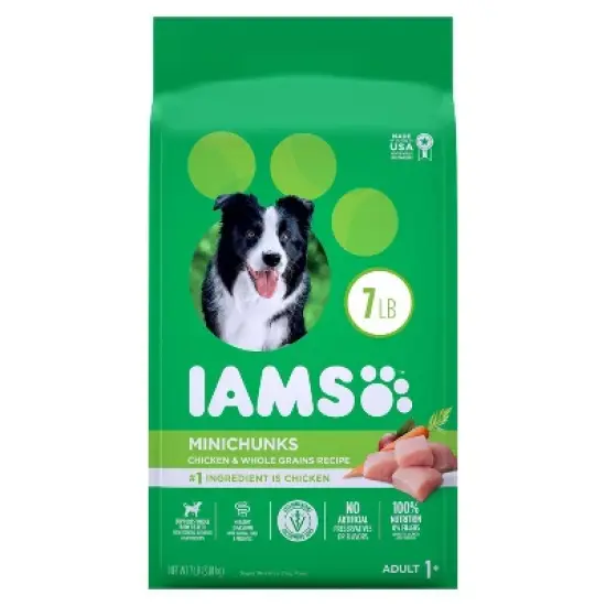  IAMS Proactive Health Minichunks Chicken & Whole Grains Recipe Adult Premium Dry Dog Food image {7}