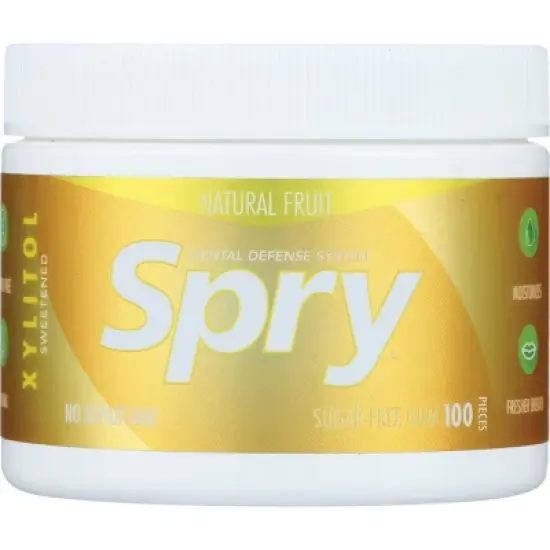Xlear Spry Sugar Free Gum - Natural Fruit image {2}