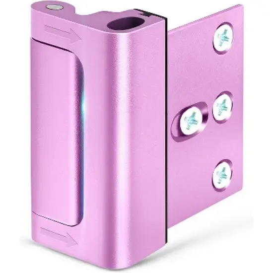 HANPURE Home Security Door Reinforcement Lock: Metal Door Locks for Front Door Locks for Kids Safety Child Proof Door Latch for Top Flip Extra Lock image {7}