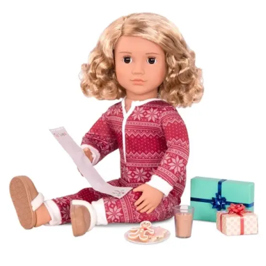 Our Generation Noelle with Storybook & Outfit 18" Posable Holiday Doll image {1}