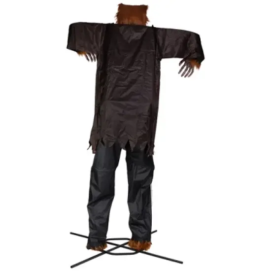 Northlight Huge Lighted and Animated Talking Werewolf Commercial Outdoor Halloween Decoration - 12' image {7}