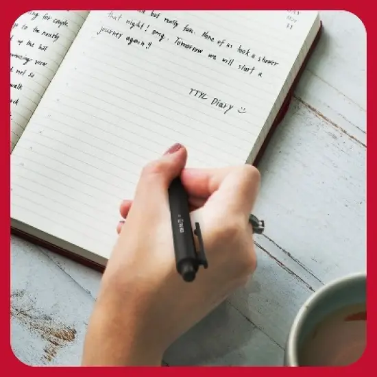 TRU RED Retractable Quick Dry Gel Pens Fine Point 0.5mm Blk TR54486 image {6}