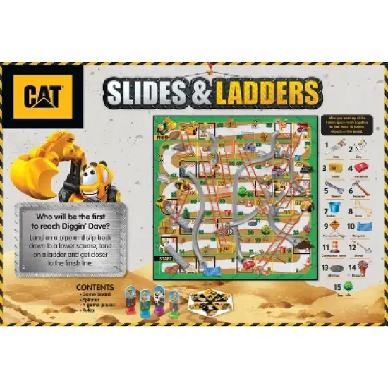 MasterPieces - CAT - Slides & Ladders Family Board Game for Kids image {3}