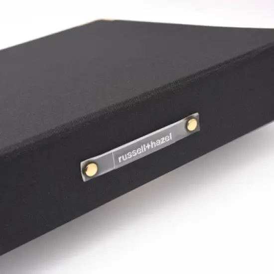 1.5" Signature Round Ring Binder Bookcloth Onyx - russell+hazel image {3}