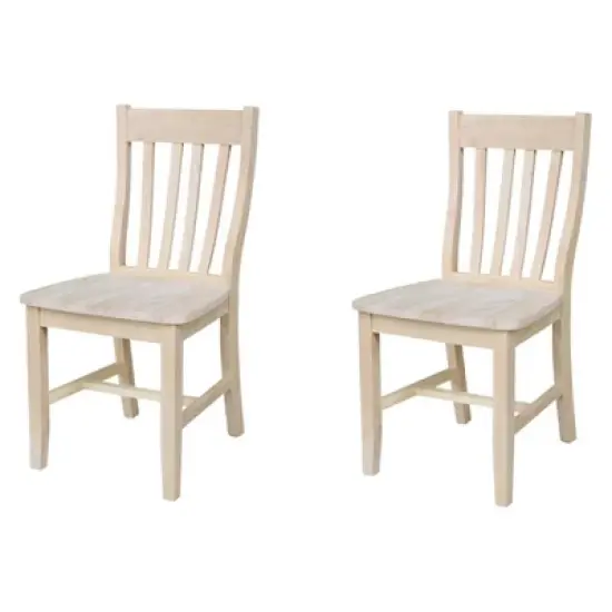 Set of 2 Cafe Chairs - International Concepts image {9}