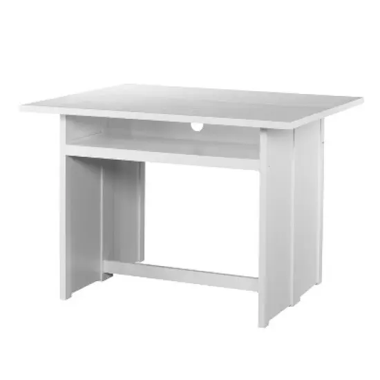 Klint Convertible Console To Extendable Dining Table White - Aiden Lane image {9}