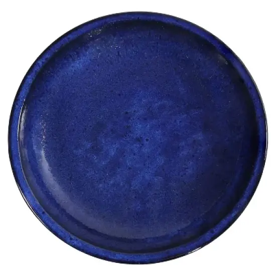 Sunnydaze Ceramic Bird Bath with Glazed Finish - Blue Glazed Finish - 16" H image {6}