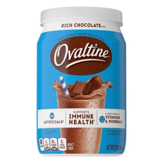Ovaltine Rich Chocolate Mix - 12oz image {8}