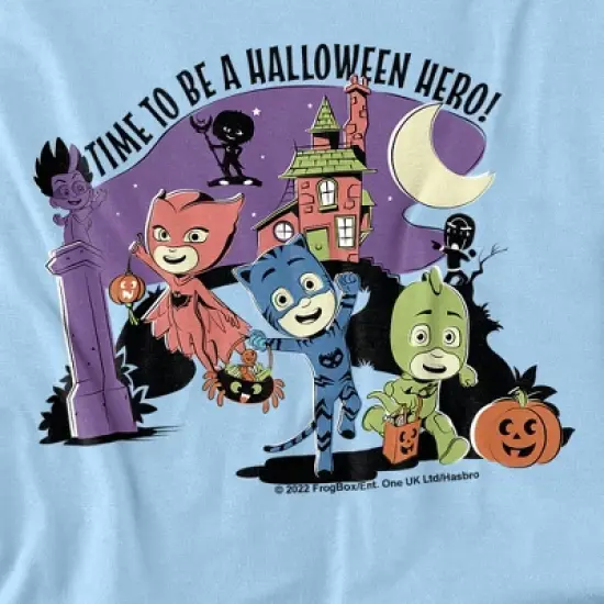 Toddler Boys' Pj Masks Time To Be A Halloween Hero! Catboy, Owlette, Gekko T-Shirt image {1}