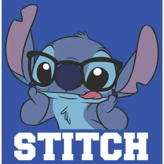 Men's Lilo & Stitch Silly Black Glasses Sweatshirt image {1}