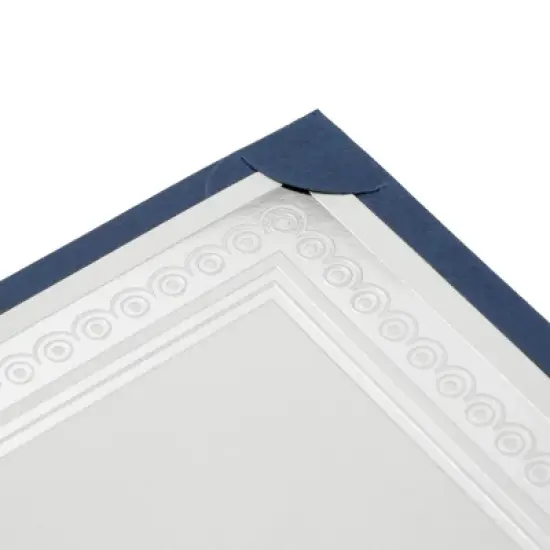 Sustainable Greetings 48-Pack Single Sided Award Certificate Holders for Diplomas, Awards, Certifications (fits 8.5x11, Navy Blue) image {6}