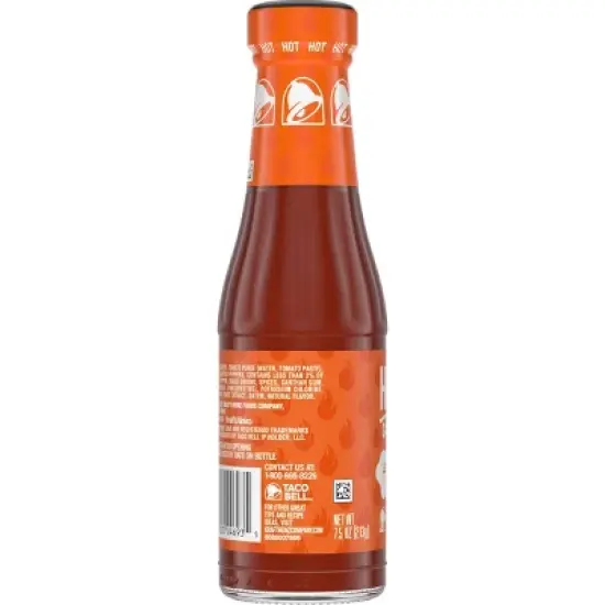 Taco Bell Hot Taco Sauce 7.5oz image {10}