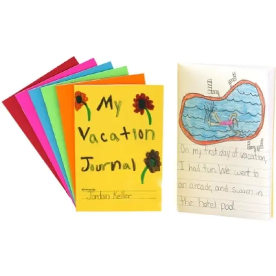 Hygloss My Storybook, 24 Pages, 5-1/2 x 8-1/2 Inches, Assorted Colors, Set of 6 image {3}