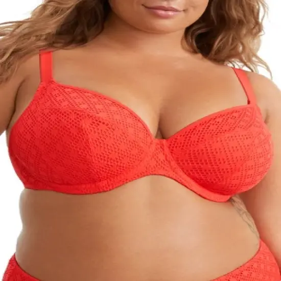 Elomi Women's Plus Bazaruto Plunge Underwire Bikini Top - ES800602 image {13}