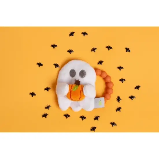 Pearhead Ghost Halloween Crinkle Teether Baby Toy - 0m+ image {2}