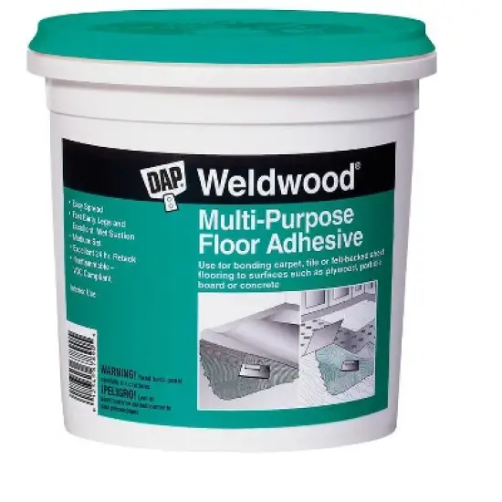 DAP WeldWood Off White High Strength Synthetic Latex-Resins Floor Adhesive image {1}