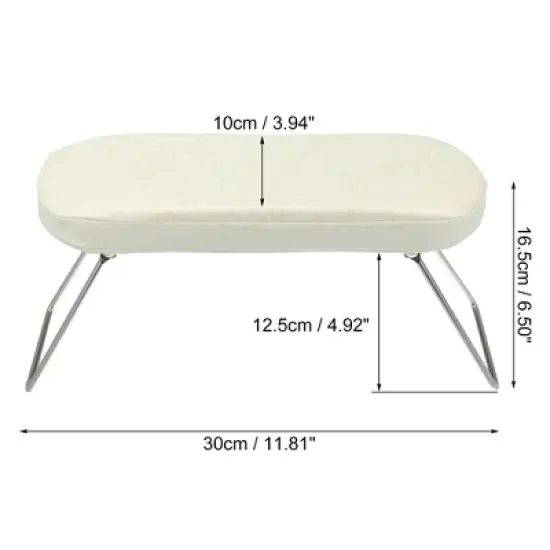 Unique Bargains Professional Soft Leather Nail Arm Rest Nail Art Hand Pillow Cushion image {3}