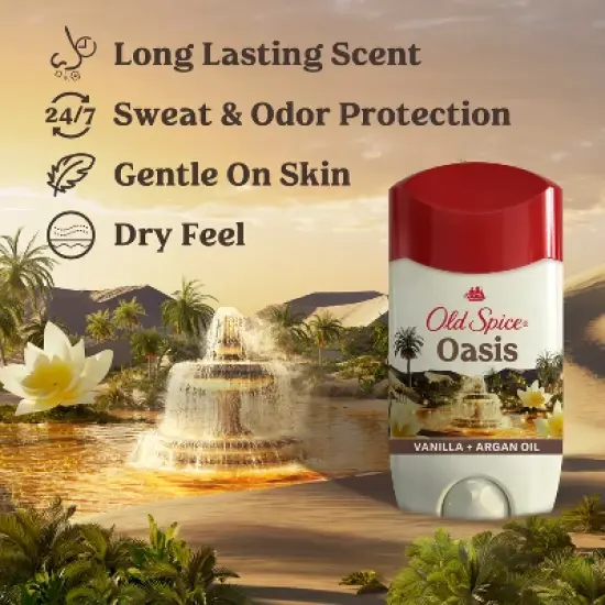 Old Spice Antiperspirant & Deodorant - Invisible Solid - Oasis - 2.6oz image {2}