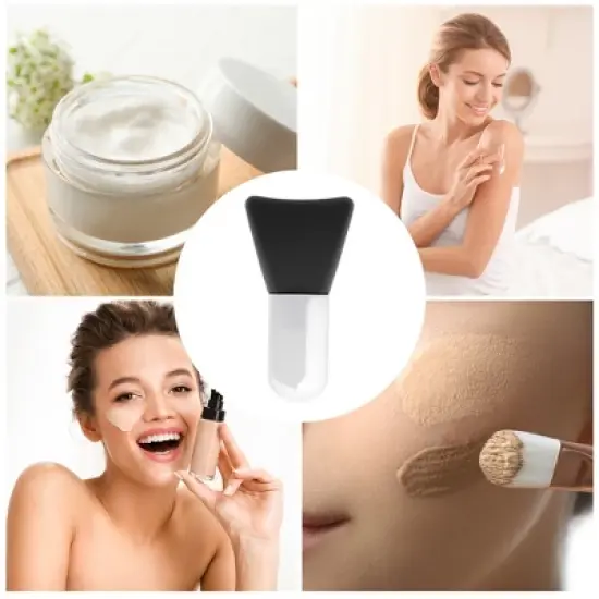 Unique Bargains Lightweight Small Flat Facial Mask Brush 1 Pc image {4}