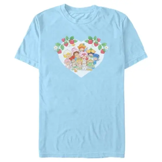 Men's Strawberry Shortcake Friends in a Heart T-Shirt image {3}