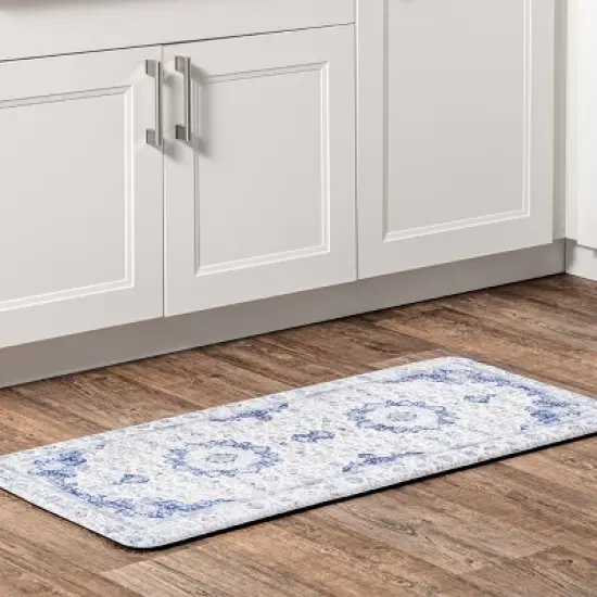 nuLOOM Verona Vintage Anti Fatigue Kitchen or Laundry Room Comfort Mat image {5}
