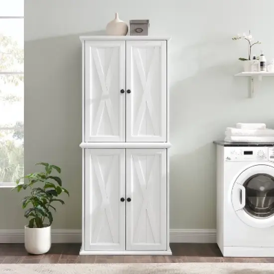 2pc Clifton Tall Pantry White - Crosley image {10}