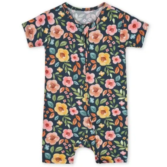 Gerber Buttery-Soft Snug Fit Short Sleeve Romper image {19}