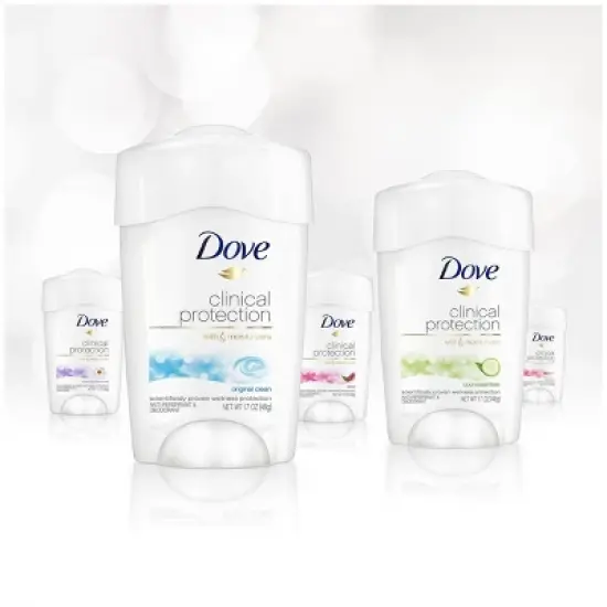 Dove Beauty Clinical Protection Cool Essentials Women's Solid Antiperspirant & Deodorant Stick - 1.7oz image {4}
