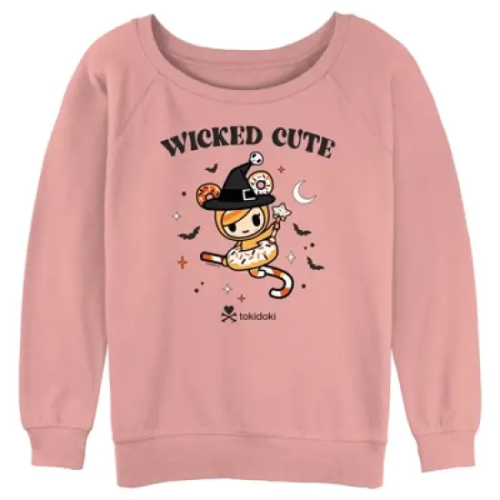 Junior's Tokidoki Wicked Cute Donutella Sweatshirt image {2}