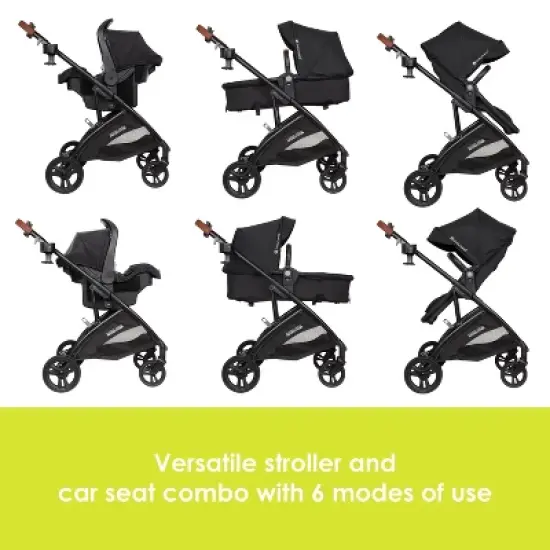 Baby Trend Passport Switch 6-in-1 Modular PLUS Travel System - Madrid Green image {2}