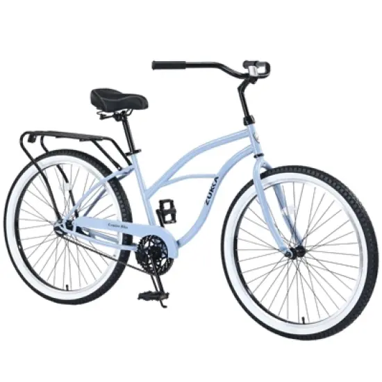 DSVIMOY Bicycles, Men's Beach Cruiser Bike with Wide Wheels, Rear Coaster Brakes, Blue, 69.29"*25.98"*39.37" image {5}