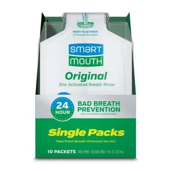 SmartMouth Original Activated Dual Solution Breath Rinse - Trial Size - 4 fl oz/10ct image {4}