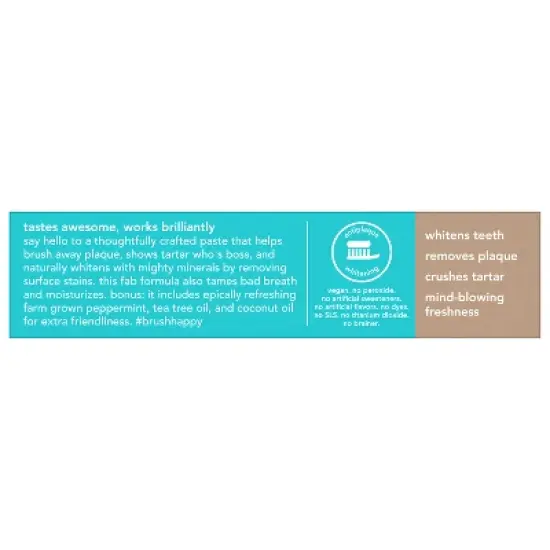 hello Antiplaque and Whitening Fluoride-Free Toothpaste , SLS Free and Vegan - 4.7oz image {11}