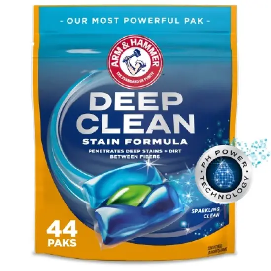 Arm & Hammer Deep Clean Stain Unit Dose Detergent - 44ct image {16}