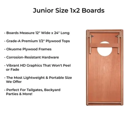 Distressed American Flag Cornhole Boards - ACA Backyard Series image {1}