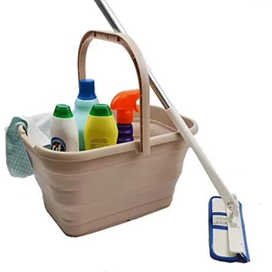 SAMMART 12L (3.1 Gallon) Collapsible Rectangular Handy Basket/Bucket image {8}
