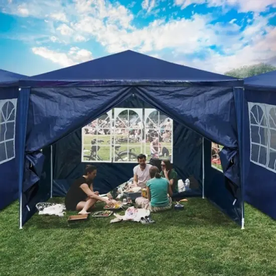 Yescom 10'x10' Party Wedding Tent Canopy Blue image {4}