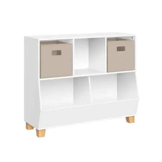 35" Kids' Catch-All Multi-Cubby Toy Organizer with 2 Bins - RiverRidge Home image {5}