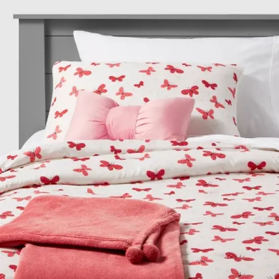 Butterfly Value Multi-Piece Kids' Bedding Set Rose - Pillowfort&trade; image {7}