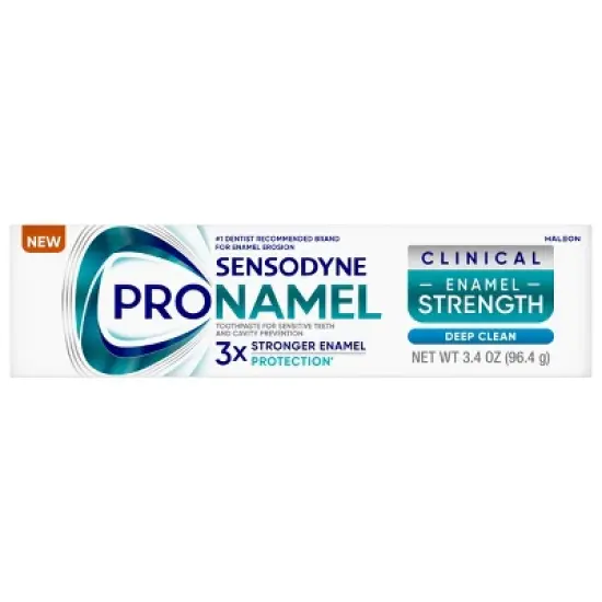 Sensodyne Pronamel Clinical Enamel Strengthening and Deep Clean Toothpaste - 3.4oz image {1}
