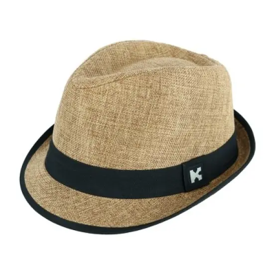 Kenny K Fedora Hat with Black Trim image {3}