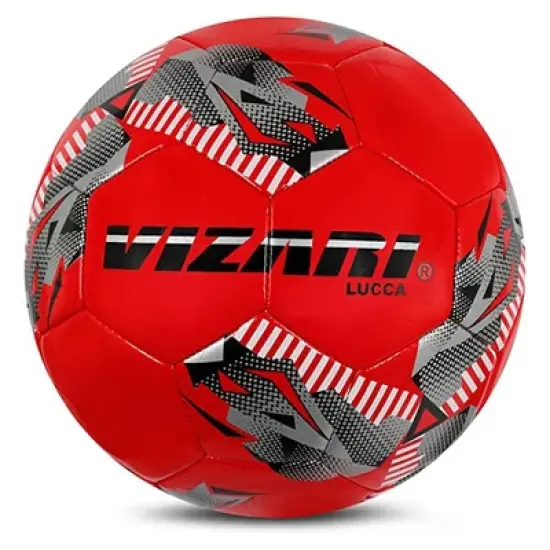 Vizari 'Lucca' Soccer Ball: Durable 32-Panel Construction, Colored TPU Cover, Thread-Wound Bladder - Ideal for Training and Light Matches, Suitable for Kids and Adults image {9}