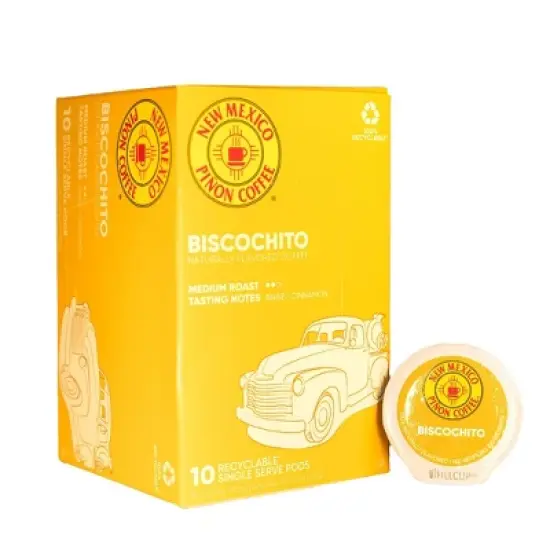 New Mexico Pinon Biscochito Single Serve Medium Roast Coffee - 10pk/4.3oz image {2}
