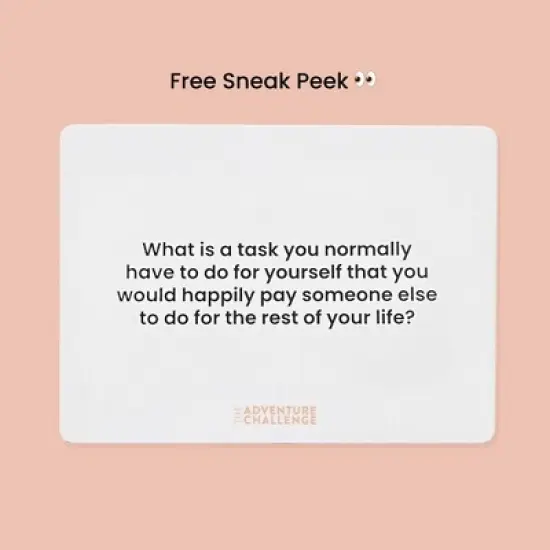 The Adventure Challenge Couples Connection Cards Board Game: Social Skills, Creative Thinking, Emotional Development image {4}