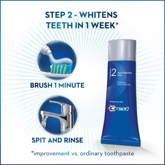 Crest Gum Detoxify + Whitening 2 Step Toothpaste - 4.0oz and 2.3oz image {8}