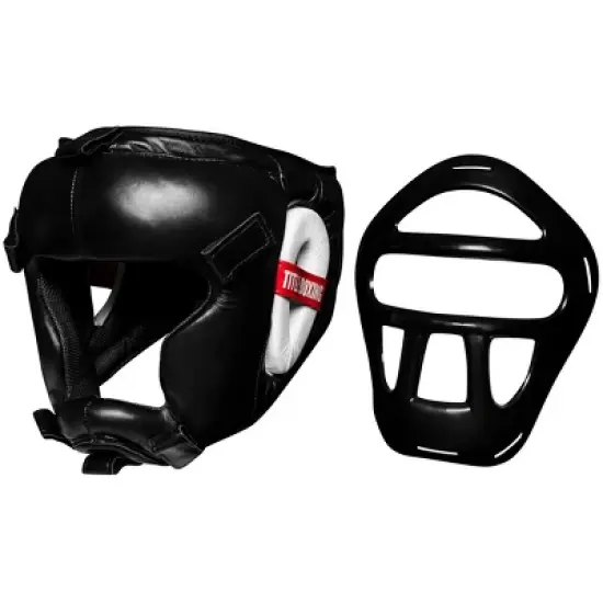 Title Boxing Universal No-Contact Training Headgear 2.0 - Black/White/Red image {3}