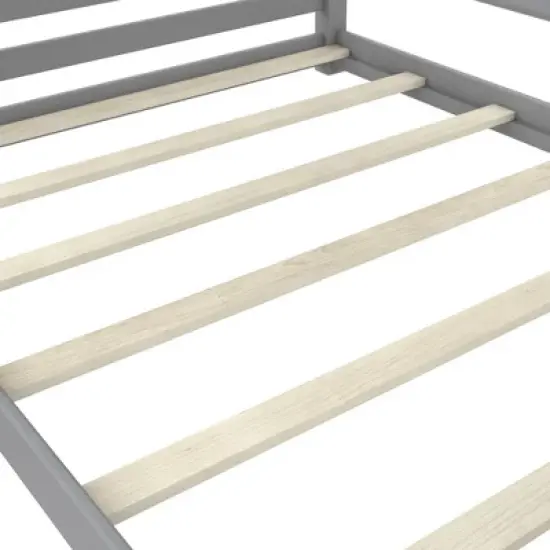 Full Over Full Alaina Floor Wood Bunk Bed - Room & Joy image {12}