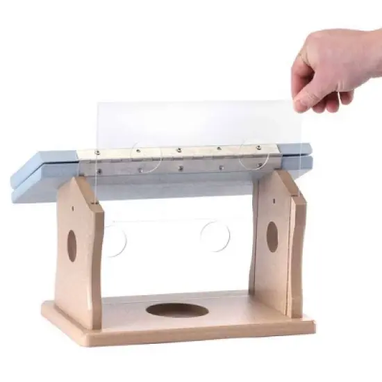 Birds Choice Bluebird Novelty Bird Feeders 8" Taupe: Recycled Plastic, Weather & UV Resistant, No Assembly image {2}